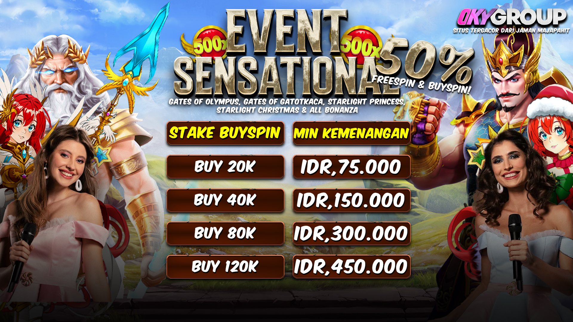 Bonus Event Sensational